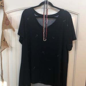 Navy blue elk print christy by Lularoe